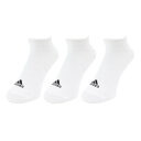 アディダス(adidas)(メンズ)クッション ローカット ソックス 3足組 EBB61-HT3434