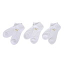 プーマ(PUMA)(レディース)スニーカーソックス 3足組 23〜25cm 3563042-01-235
