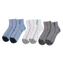 フィラ(FILA)(レディース)3足組 ショートソックス 3520657-01-235