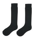 クー(Coo.)(キッズ)ジュニア ヒートクロス クルーソックス 2足組 896Q4GSA0008 BLK19 19.0-22.0cm 抗菌防臭