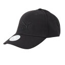プーマ(PUMA)(メンズ、レディース)帽子 アーカイブ ロゴ BB キャップ 02255415 黒 フリーサイズ
