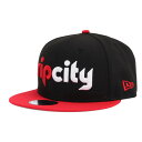 ニューエラ(NEW ERA)(メンズ、レディース)キャップ 9FIFTY NBA ポートランド・トレイルブレイザーズ バイザー 13552021 帽子
