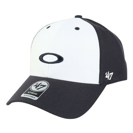 Rakuten - 【ポイント最大10倍キャンペーン・要エントリー 4/14 20:00 - 4/17 09:59】オークリー（OAKLEY）（メンズ、レディース）帽子 キャップ 47 OAKLEY MVP CAP ネイビー×ホワイト FOS901947-6EX ロゴ コラボ サイズ調整可