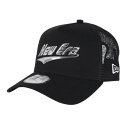 ニューエラ(NEW ERA)(メンズ、レディース)帽子 キャップ 9FORTY A-Frame トラッカー TPU Logo Cheer 黒 14388596 ...