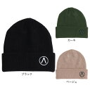 エアボーン(ARBN)(メンズ)EMB ニットキャップ ビーニー AR23FW-CAP003 ニット帽 フリーサイズ