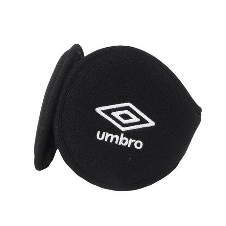 アンブロ（UMBRO）（メンズ）イヤーウォーマー 黒 ブラック UF5FNW07U BK 保温 防寒 防寒小物 あったか(4)