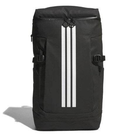 Rakuten - アディダス（adidas）（メンズ、レディース）リュック スクエア バックパック 黒×白 40L DL781-JZ4130 デイバッグ バックパック 大型 大容量