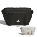 アディダス(adidas)(メンズ、レディース)クロスボディ ユーティリティ バッグ 10.7L KLA24 長さ調整可 ポケット 多機能 ロゴ