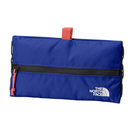 ザ・ノース・フェイス（THE NORTH FACE）（メンズ、レディース）ポーチ ビルビーフラットポーチL 青 NN22605 AB 長方形 Lサイズ
