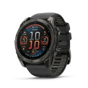 ガーミン(GARMIN)(メンズ、レディース)フラッグシップGPSウォッチ AMOLED 51mm 010-02905-62 Carbongray スポーツウォ...