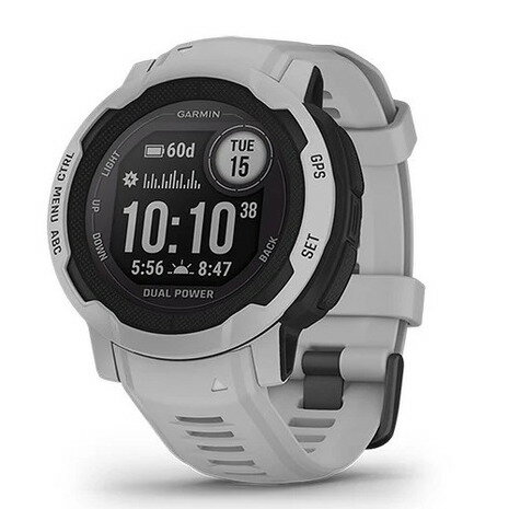 ガーミン(GARMIN)(メンズ、レディース)スマートウォッチ 時計 インスティンクト2 Instinct 2 DUAL POWER グレー 010-02627-41 ガーミン(GARMIN)(メンズ、レディース)スマートウォッチ 時計 インスティンクト2 Instinct 2 DUAL POWER グレー 010-02627-41