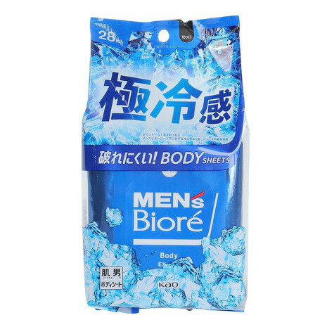 【ポイント最大10倍キャンペーン・要エントリー 3/4 20:00 - 3/11 1:59】花王（Kao）（メンズ）メンズビオレ ボディシート 極冷感タイプ クールオーシャンの香り 28枚入
