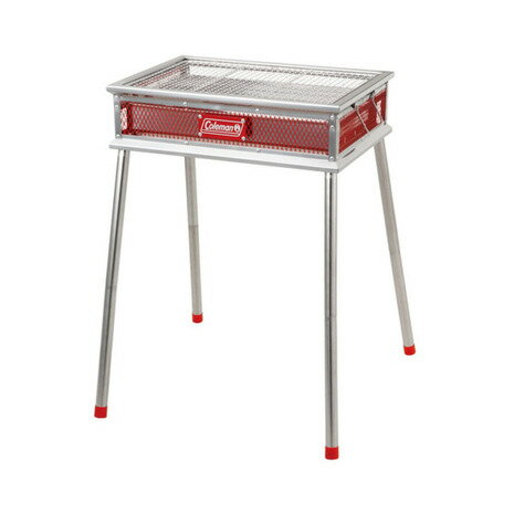 【5点10%OFF!まとめ買いクーポン☆8/11迄】コールマン(Coleman) BBQグリル クールスパイダー ステンレスグリル レッド 170-9367 調理器具 コンロ バーベキュー (メンズ、レディース)