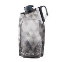 プラティパス デュオロックソフトボトル 0.75L 25896 GRAY PRISMS 水筒 ソフトボトル (Men's、Lady's)