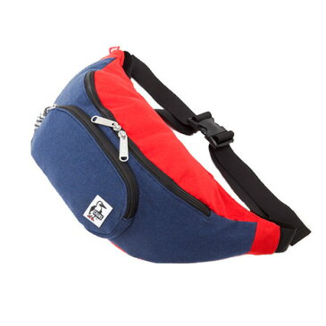 チャムス(CHUMS) ファニーパックスウェットナイロン Fanny Pack Sweat Nylon CH60-0685-N031 H-Navy/Tomato (Men's、Lady's)