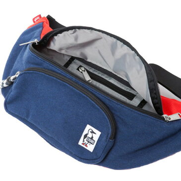 チャムス(CHUMS) ファニーパックスウェットナイロン Fanny Pack Sweat Nylon CH60-0685-N031 H-Navy/Tomato (Men's、Lady's)