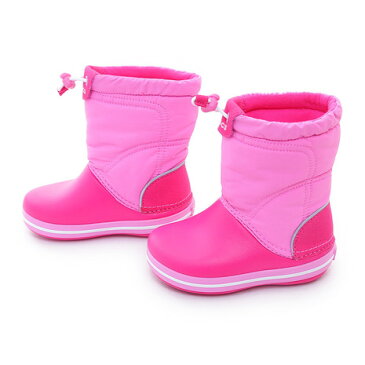 クロックス（crocs） クロックバンド ロッジポイントブーツ キッズ crocband lodgepoint boot kids 203509 6LR ウィンターブーツ （Jr）