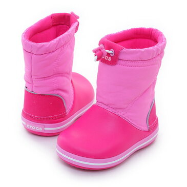 クロックス（crocs） クロックバンド ロッジポイントブーツ キッズ crocband lodgepoint boot kids 203509 6LR ウィンターブーツ （Jr）