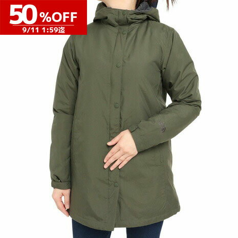 【11,550円】ザノースフェイス レディース 軽量アウター ノマドコート NPW71935 NT グリーン