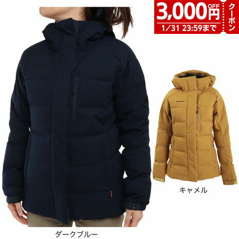 【3000円OFFクーポン対象 1/31迄】マムート（MAMMUT）（レディース）ダウンジャケット アウター 撥水 Roseg IN Hooded Jacket 1013-02200