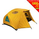 【1000円OFFクーポン対象 4/24迄】ポーラー（POLER） 2ルームテント ドームテント 2 PERSON TENT 214EQU5201-GRD ゴールド 2人用 軽量 簡単組立