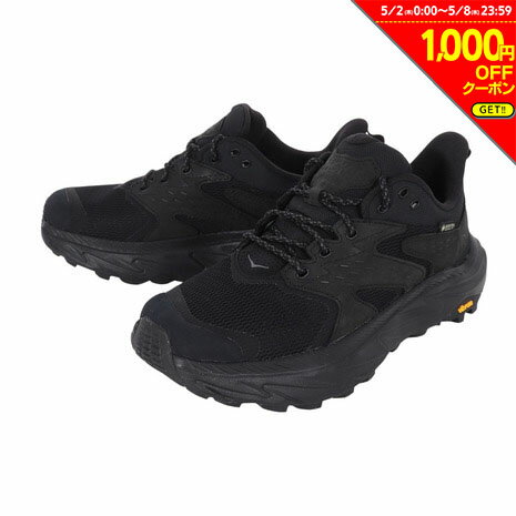 【1000円OFFクーポン対象 5/8迄】ホカ（HOKA）（メンズ）トレッキングシューズ ローカット 登山靴 アナカパ 2 ロー GTX 1141632-BBLC ブラック