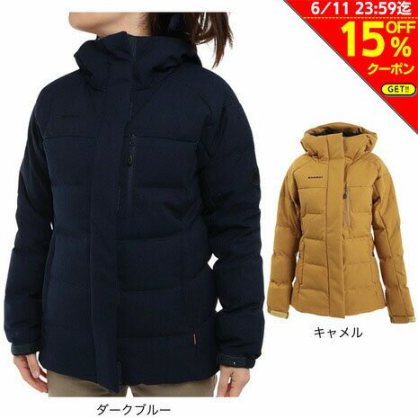 【15%OFFクーポン対象 6/11迄】マムート MAMMUT レディース ダウンジャケット アウター 撥水 Roseg IN Hooded Jacket 1013-02200