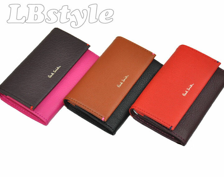 ポールスミス　名刺入れ　レディース　PaulSmith　名刺入れ　ブロック15A　やぎ革　レディース　名刺入れ 　ポール・スミス　カードケース　本革　名刺入れ　ポールスミス200-0024