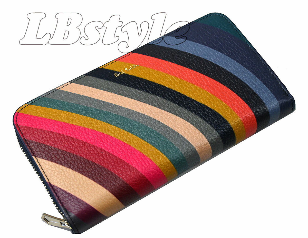 Rakuten - ポールスミス　長財布　ポール・スミス　ファスナー長財布　ポールスミス　小銭入れ付き　長財布　paulsmith　SWエクステリア　牛革・羊革　ファスナー長財布　ポールスミス100-1293