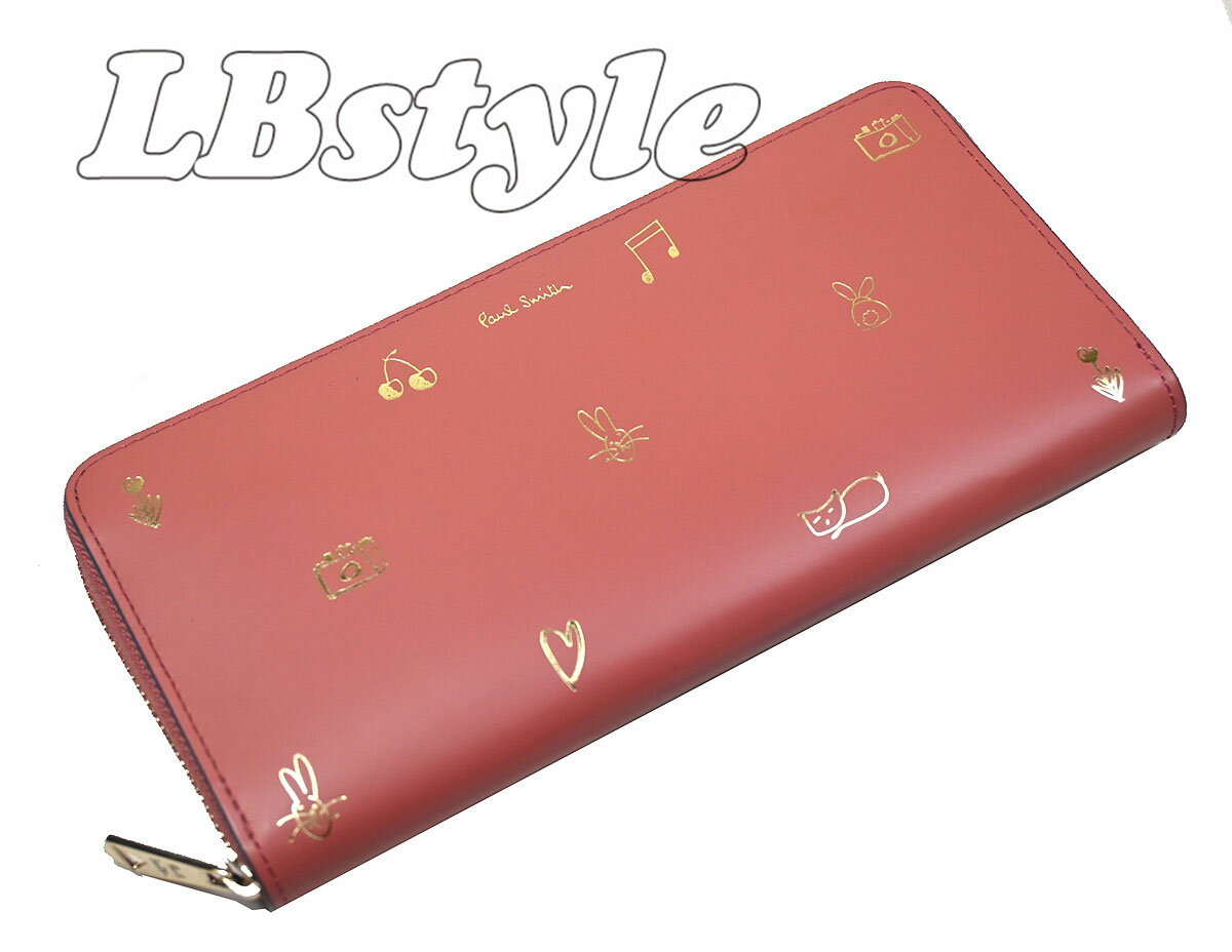 ポールスミス　長財布　ポール・スミス　ファスナー長財布　ポールスミス　小銭入れ付き　長財布　paulsmith　Mドゥードゥ牛革　ファスナー長財布　ポールスミス100-1284