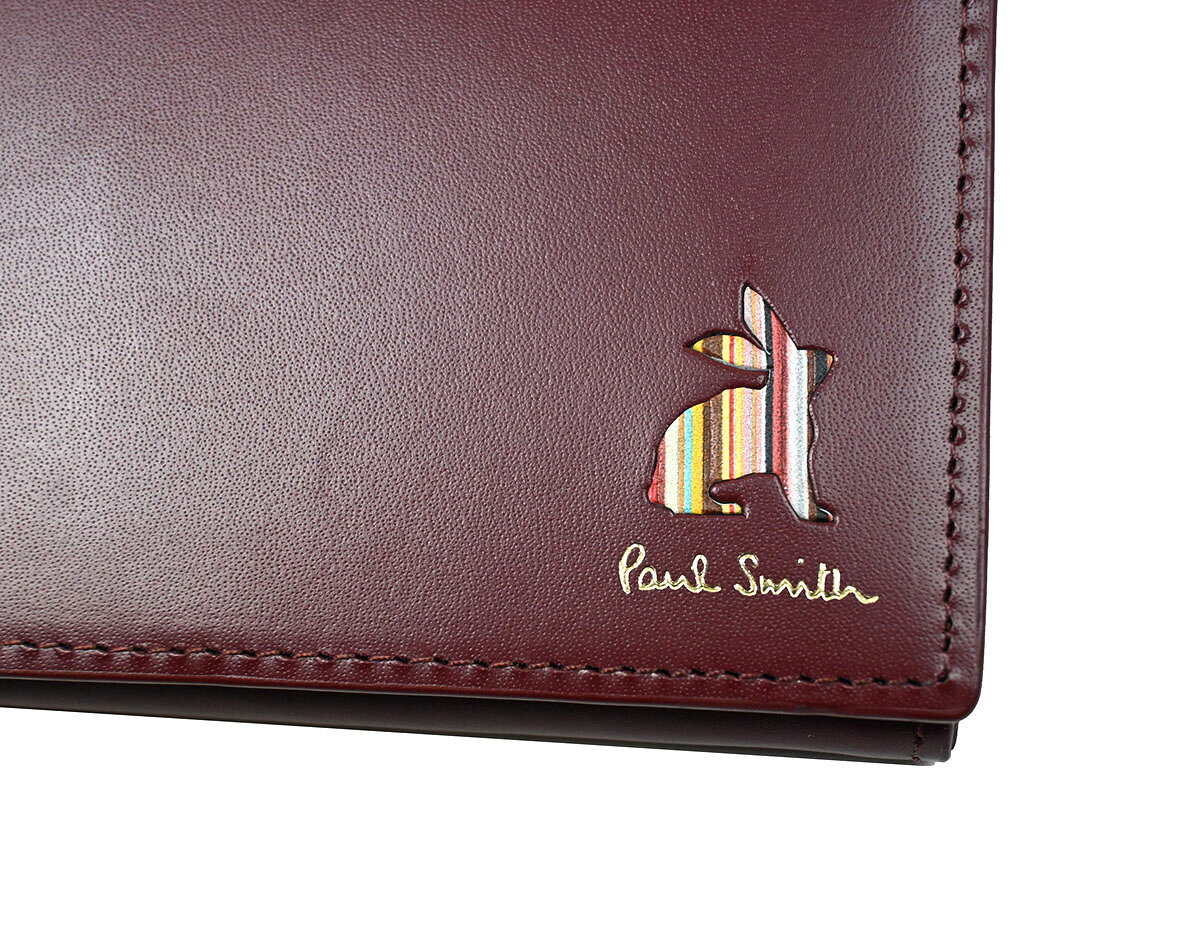 ポールスミス　長財布　メンズ　ポール・スミス　小銭入れ付き　長財布　paulsmith　マーケトリSTR牛革　長財布　紳士財布　ポールスミス900-1147