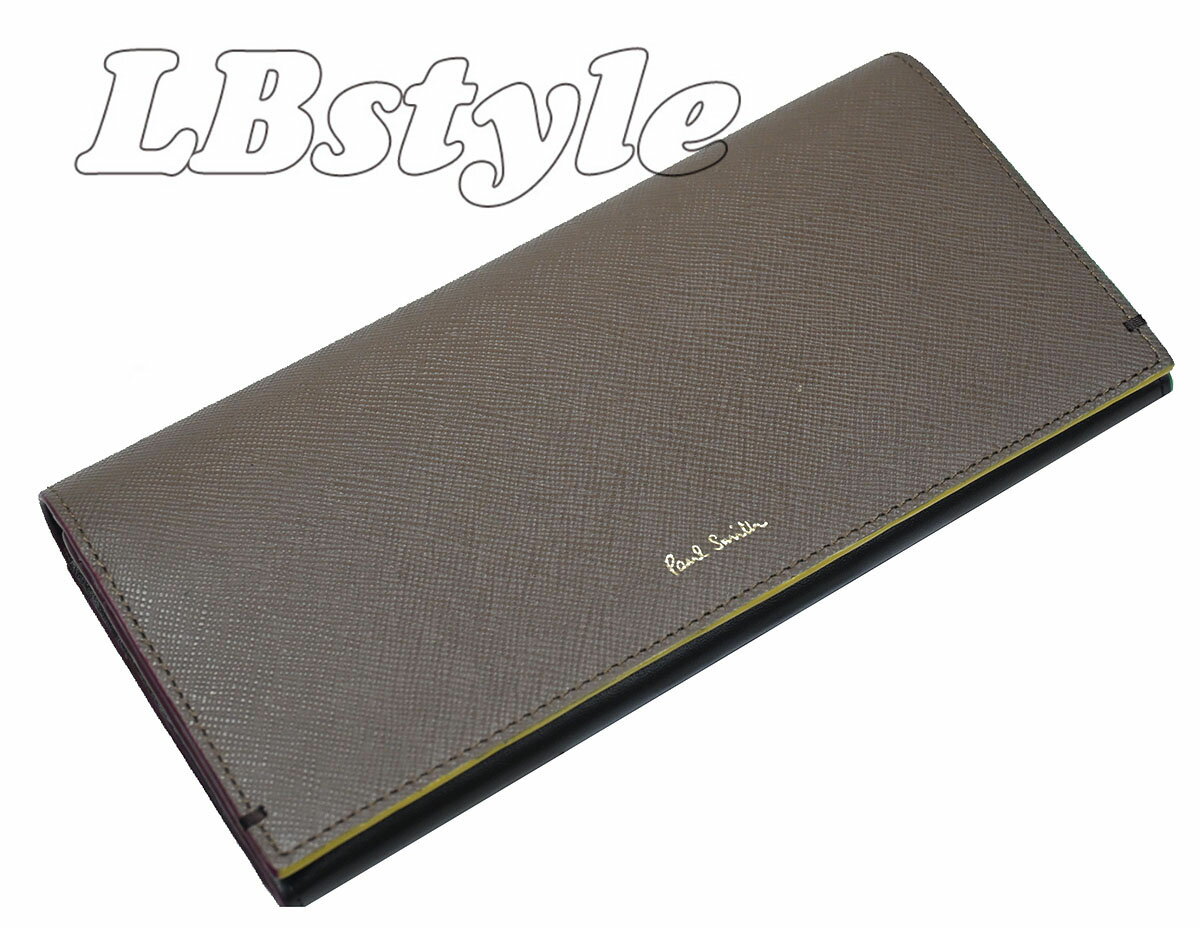 ポールスミス 長財布 メンズ paulsmith 長財布 メンズ ポール・スミス BPSCエッジ牛革 小銭入れ付き 長財布 ポールスミス900-1274