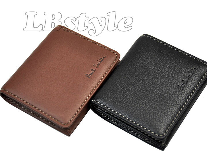 paulsmith　ポールスミス　小銭入れ財布 コインケース　バッファロー牛革　マルチストライプ　財布　ポールスミス100-0098