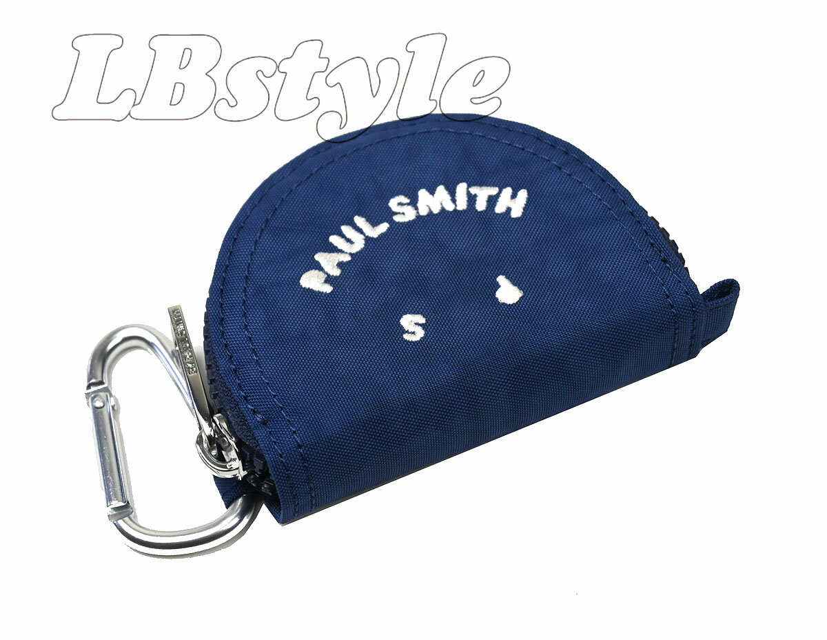 Rakuten - ポールスミス　小銭入れ財布　PS　paulsmith　コインケース　カードケース　ポール・スミス　メンズ　レディース　HPPYフェイス牛革・ナイロン　ホルダー付き　ファスナー小銭入れ財布　ポールスミス200-2382