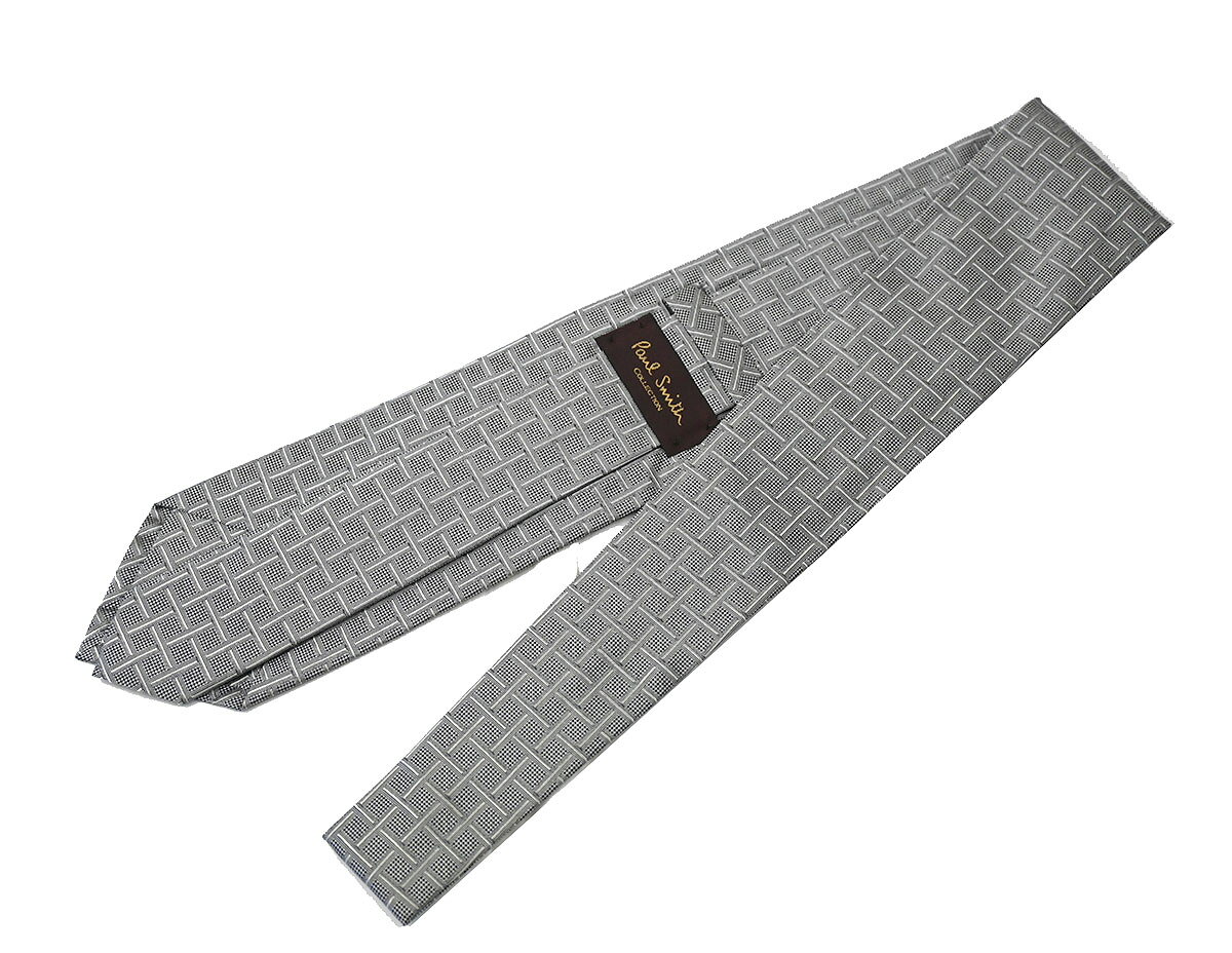ネネクタイ　ポールスミス　ネクタイ　paulsmith　ネクタイ　100％シルク　チェッ...