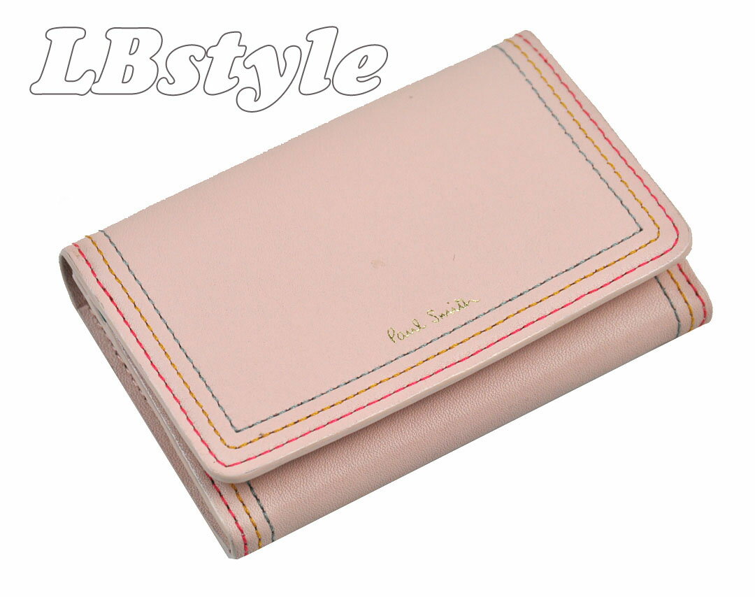 ポール・スミス 名刺入れ ポールスミス　名刺入れ　PaulSmith　カードケース　ポール・スミス　メンズ　レディース　Sステッチ　牛革　名刺入れ カードケース　ポールスミス200-1696