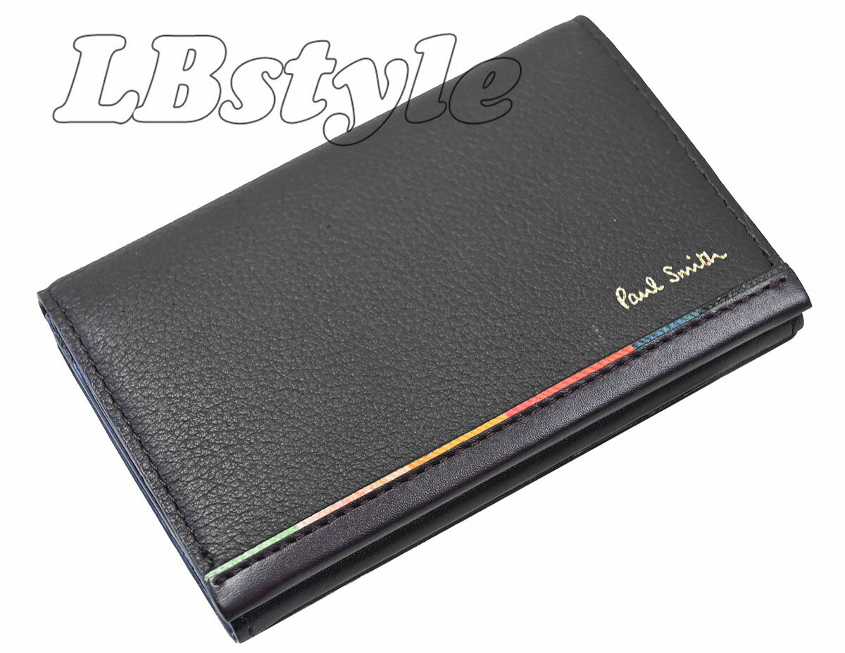 ポールスミス 名刺入れ ポールスミス　名刺入れ　メンズ　ポールスミス　名刺入れ　レディース　ポールスミス　カードケース　paulsmith　レイヤードストライプ　羊革／牛革　名刺入れ　ポールスミス200-2190