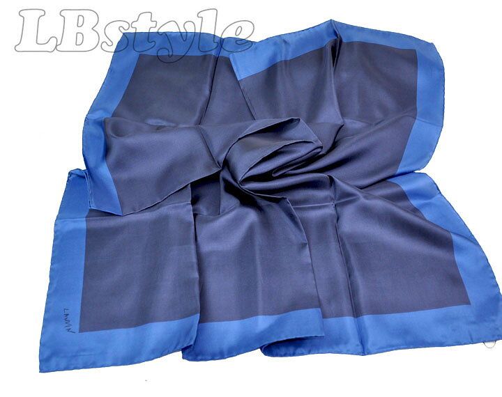 スカーフ　ランバン　スカーフ　LANVIN　100％シルク　スカーフ　ランバン　88cm×88cm　イタリア製200-0863