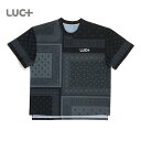 【 ペイズリー柄 Tシャツ / カットソー】バンダナ柄 / LUC+(ルクタス) / バンダナブラック / レディース / スポーツ