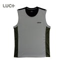 【超軽量 ノースリーブ / カットソー】LUC+(ルクタス) / ライトグレー / ユニセックス / メンズ / レディース / スポーツ