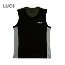 【超軽量 ノースリーブ / カットソー】LUC+(ルクタス) / ブラック / ユニセックス / メンズ / レディース / スポーツ
