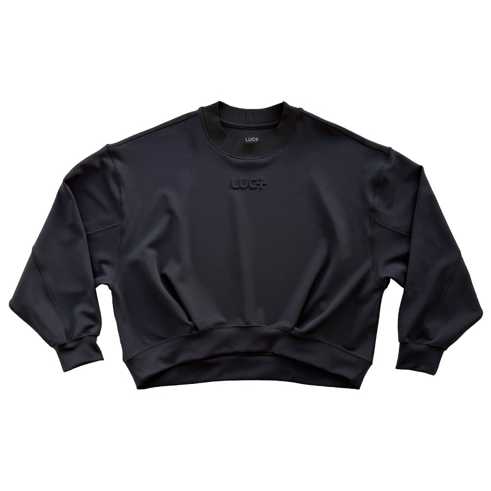 Rakuten - LUC+ ルクタス リラックスクルーネックプルオーバー BK レディース ソフトテニス テニス ウェア ルーセント LUCENT スポーツ