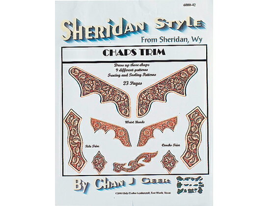 シェリダン チャップストリム【メール便選択可】 [クラフト社] レザークラフト書籍 図案集（洋書）(3)