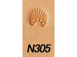 サンバースト N305 7mm【メール便選択可】 [クラフト社] レザークラフト刻印 刻印（A～Z）/クラフト社