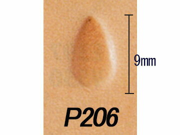 ペアーシェーダー P206 9mm【メール便選択可】 [クラフト社] レザークラフト刻印 刻印（G〜Z）/クラフト社