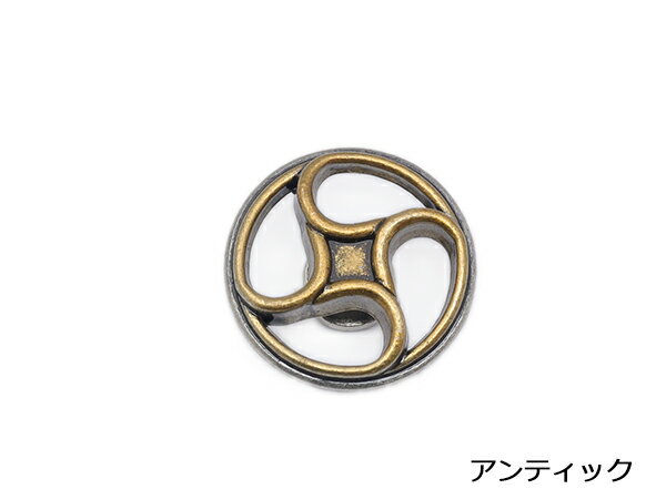 スチームパンクコンチョ バルブホイール アンティック φ25mm 1ヶ ネジ式（タイプE）【メール便選択可】..