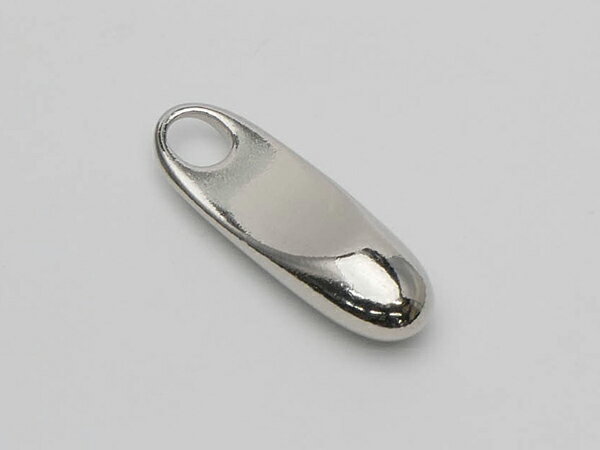 ファスナー用引手 ティアドロップ 中 全4色 30.7×10mm 1ヶ/10ヶ/100ヶ【メール便選択可】 [レザークラ..