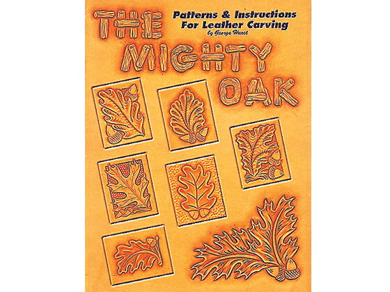 マイティーオーク【メール便選択可】 [クラフト社] レザークラフト書籍 図案集（洋書）