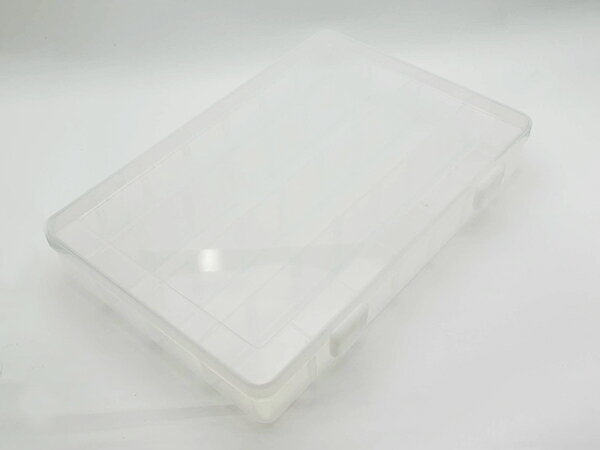 金具ケース 大 290×205×50mm 仕切り24枚[レザークラフトぱれっと] レザークラフト工具 工具入れ