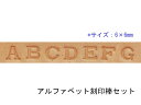 アルファベット刻印棒セット 6×6mm 28本【送料無料】 【メール便選択可】 [クラフト社] レザークラフト刻印 アルファベット 数字刻印